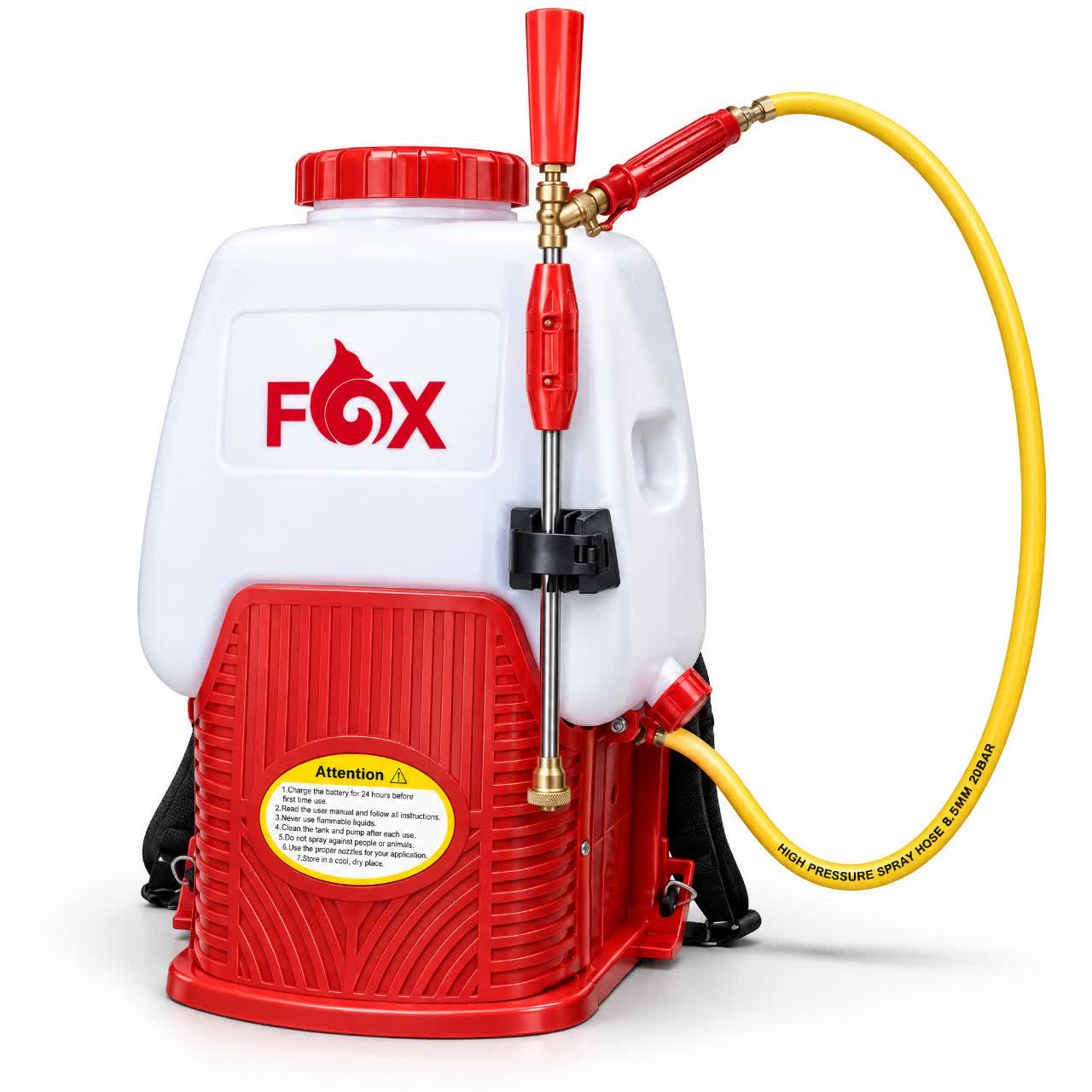 سمپاش شارژی 20 لیتری دو پمپ FOX واردات چین